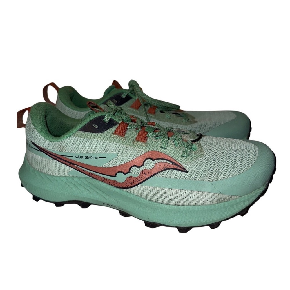 Saucony Peregrine 13 Womens Trail Running Shoes Sprig Cedar S10838-25 Size 8.5